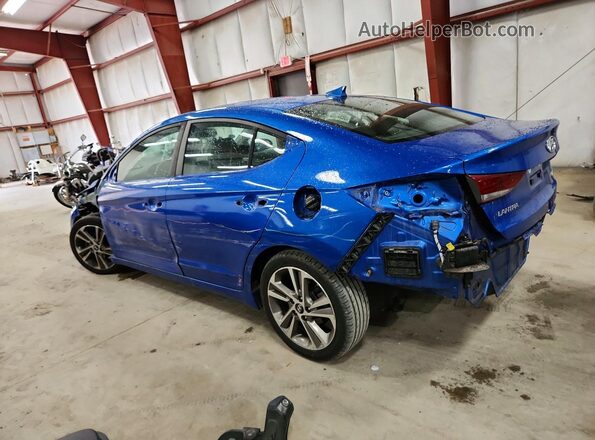 KMHD84LFXHU196661 2017 HYUNDAI ELANTRA Blue 