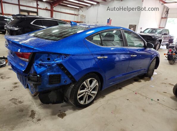 KMHD84LFXHU196661 2017 HYUNDAI ELANTRA Blue 