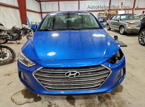 KMHD84LFXHU196661 2017 HYUNDAI ELANTRA Blue 