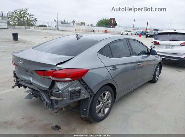 KMHD84LFXJU588089 2018 HYUNDAI ELANTRA Gray Rear right