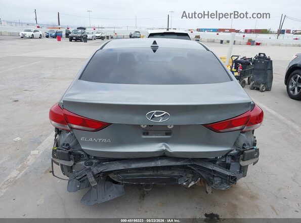 KMHD84LFXJU588089 2018 HYUNDAI ELANTRA Gray 