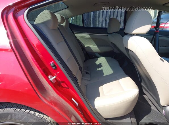KMHD84LFXJU610267 2018 HYUNDAI ELANTRA Red 