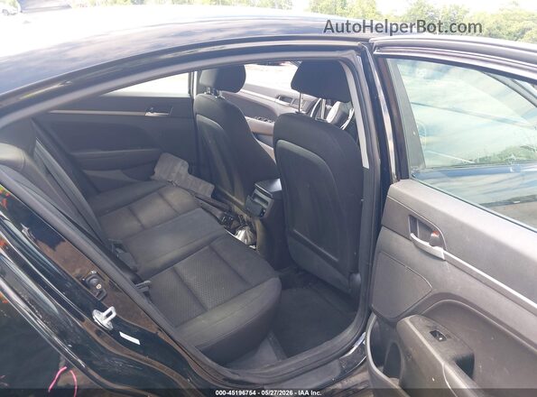 KMHD84LFXKU784910 2019 HYUNDAI ELANTRA Black Widok naklejki z numerem VIN