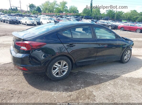 KMHD84LFXKU784910 2019 HYUNDAI ELANTRA Black Tył prawy