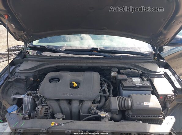KMHD84LFXKU784910 2019 HYUNDAI ELANTRA Black Widok z tyłu