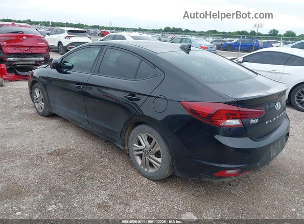 KMHD84LFXKU793462 2019 HYUNDAI ELANTRA Black Tył lewy