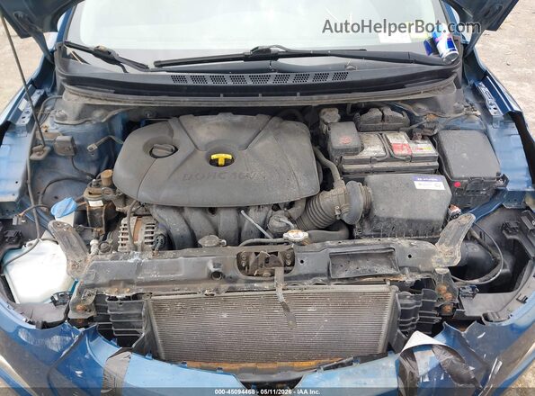 KMHDH4AE0GU586774 2016 HYUNDAI ELANTRA Blue Vista trasera