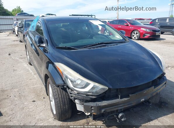 KMHDH4AE0GU601791 2016 HYUNDAI ELANTRA Black 