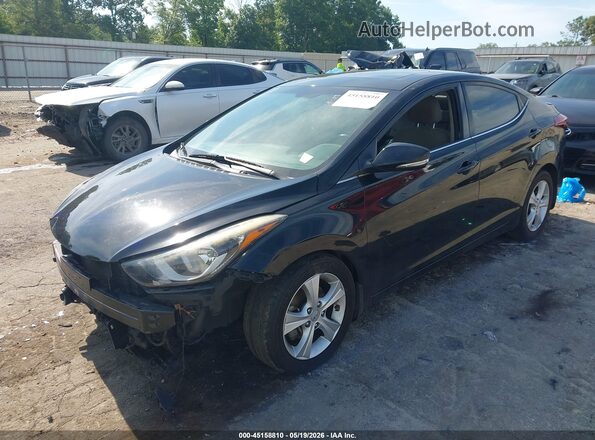 KMHDH4AE0GU601791 2016 HYUNDAI ELANTRA Black 