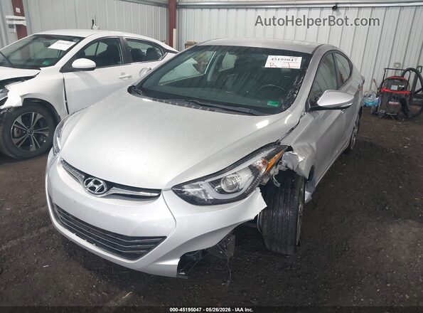 KMHDH4AE2GU561598 2016 HYUNDAI ELANTRA Silver 