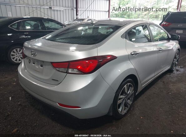KMHDH4AE2GU561598 2016 HYUNDAI ELANTRA Silver 