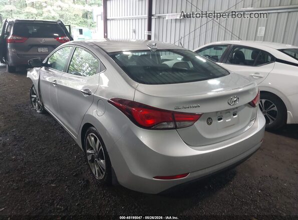 KMHDH4AE2GU561598 2016 HYUNDAI ELANTRA Silver 