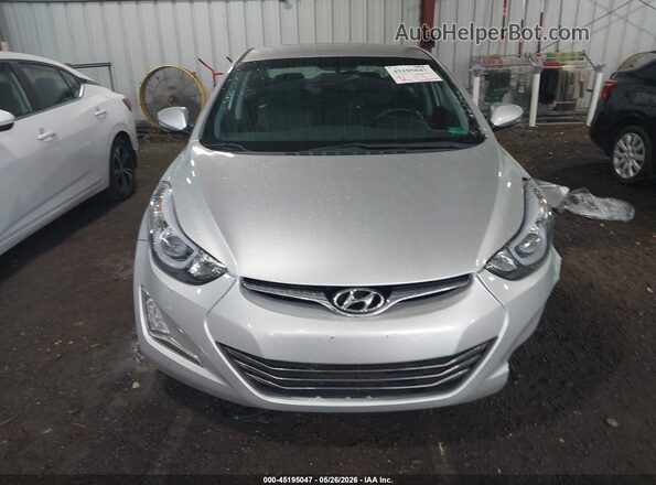 KMHDH4AE2GU561598 2016 HYUNDAI ELANTRA Silver 