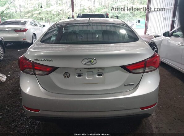 KMHDH4AE2GU561598 2016 HYUNDAI ELANTRA Silver 