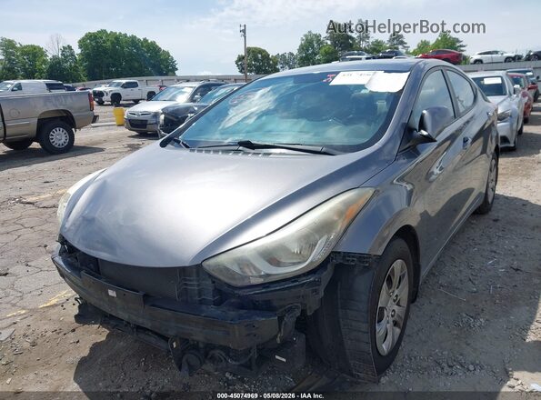 KMHDH4AE3GU645770 2016 HYUNDAI ELANTRA Gray Դիմացի տեսք