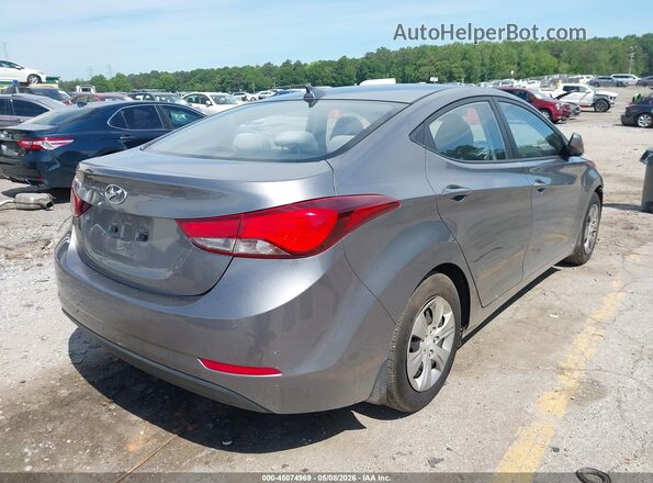 KMHDH4AE3GU645770 2016 HYUNDAI ELANTRA Gray Հետևի աջ