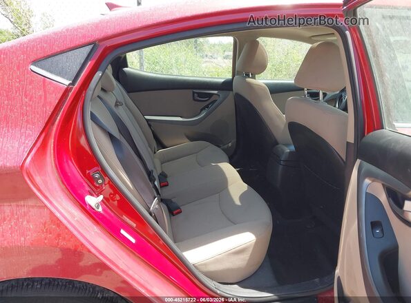 KMHDH4AE6GU600905 2016 HYUNDAI ELANTRA Красный Вид наклейки с VIN-кодом
