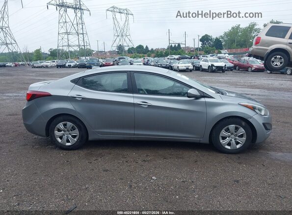 KMHDH4AE7GU543730 2016 HYUNDAI ELANTRA Gray Vista interior trasera