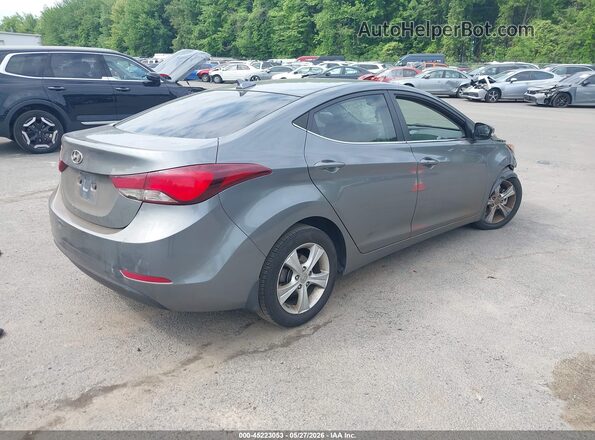 KMHDH4AE7GU603909 2016 HYUNDAI ELANTRA Gray Rear right