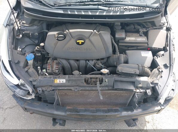 KMHDH4AE7GU603909 2016 HYUNDAI ELANTRA Gray Rear view