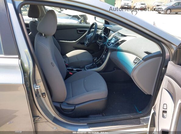 KMHDH4AE8GU623571 2016 HYUNDAI ELANTRA Gray 