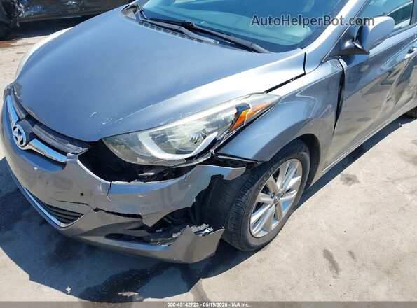 KMHDH4AE8GU623571 2016 HYUNDAI ELANTRA Gray 