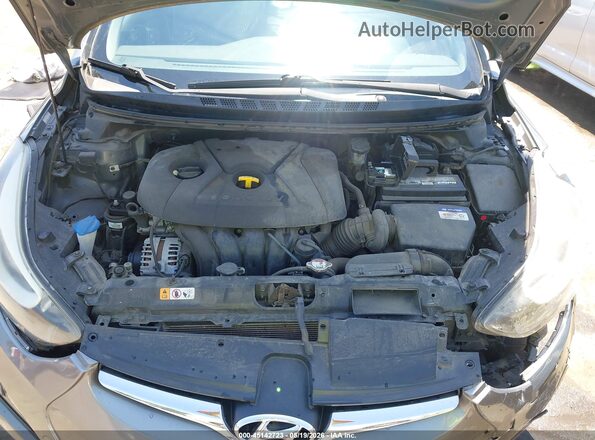KMHDH4AE8GU623571 2016 HYUNDAI ELANTRA Gray 
