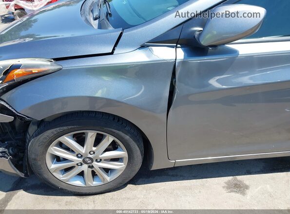 KMHDH4AE8GU623571 2016 HYUNDAI ELANTRA Gray 