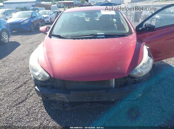 KMHDH4AE9GU482929 2016 HYUNDAI ELANTRA Red Вид спереду