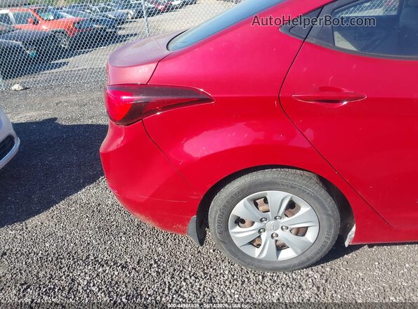 KMHDH4AE9GU482929 2016 HYUNDAI ELANTRA Red Панорамний вид салону 360°