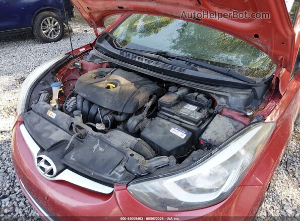KMHDH4AE9GU524905 2016 HYUNDAI ELANTRA Red 