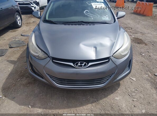 KMHDH4AE9GU582593 2016 HYUNDAI ELANTRA Light Blue Вид спереди