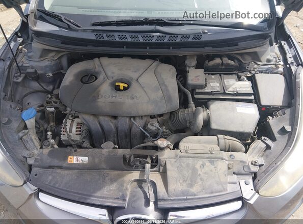KMHDH4AE9GU582593 2016 HYUNDAI ELANTRA Light Blue Вид сзади
