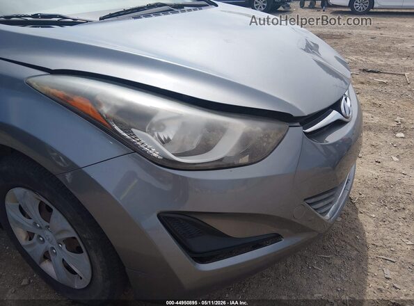 KMHDH4AE9GU582593 2016 HYUNDAI ELANTRA Light Blue Вид щитка приборов