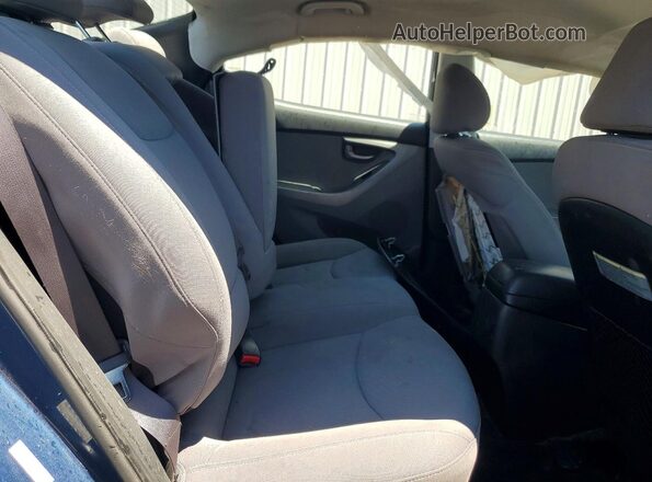 KMHDH4AE9GU619741 2016 HYUNDAI ELANTRA Blue 