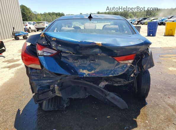 KMHDH4AE9GU619741 2016 HYUNDAI ELANTRA Blue 