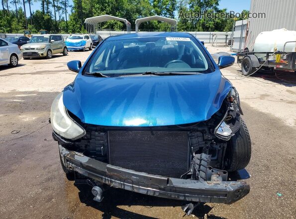 KMHDH4AE9GU619741 2016 HYUNDAI ELANTRA Blue 