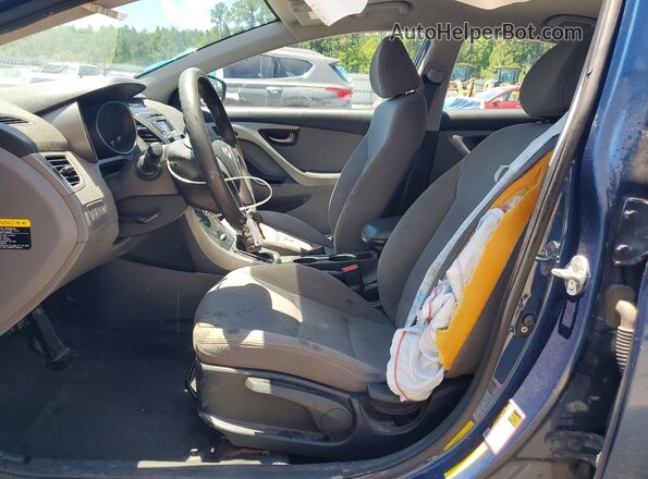 KMHDH4AE9GU619741 2016 HYUNDAI ELANTRA Blue 