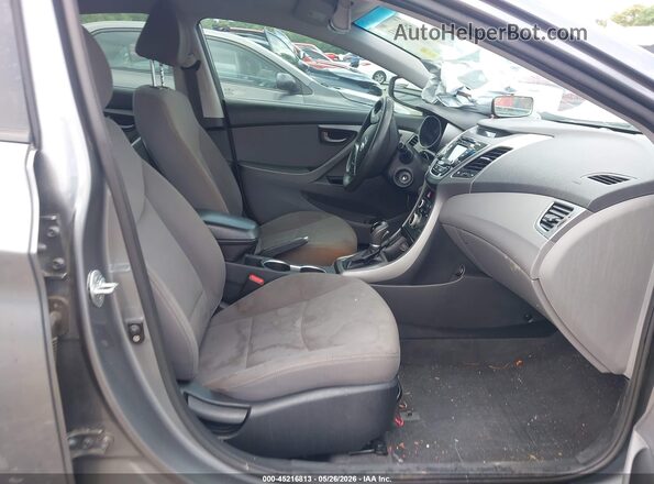 KMHDH4AE9GU623711 2016 HYUNDAI ELANTRA Gray Vista interior delantera