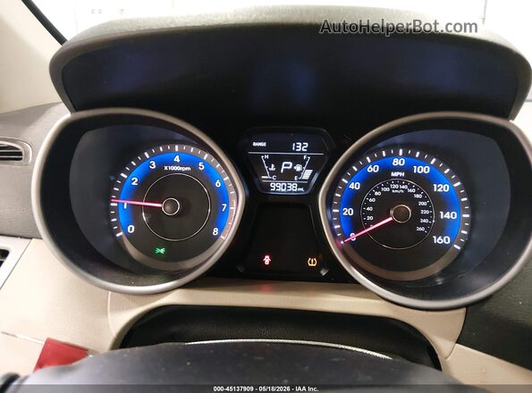 KMHDH4AH8GU488246 2016 HYUNDAI ELANTRA Red Vista de los asientos traseros