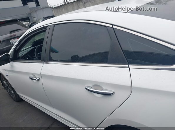 KMHE14L29KA091298 2019 HYUNDAI SONATA PLUG-IN HYBRID White 