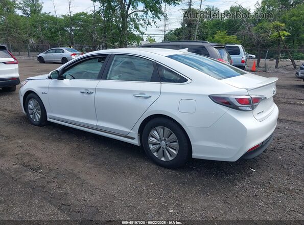 KMHE24L11GA028773 2016 HYUNDAI SONATA HYBRID Белый 
