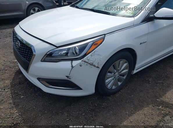 KMHE24L11GA028773 2016 HYUNDAI SONATA HYBRID Белый 