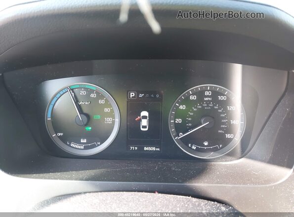 KMHE24L12GA025882 2016 HYUNDAI SONATA HYBRID Silver 