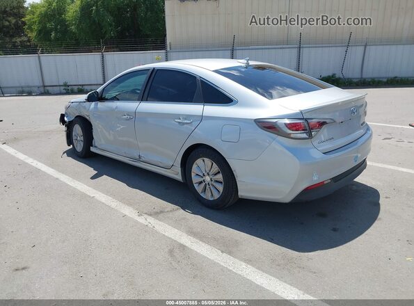 KMHE24L14HA059209 2017 HYUNDAI SONATA HYBRID Silver 