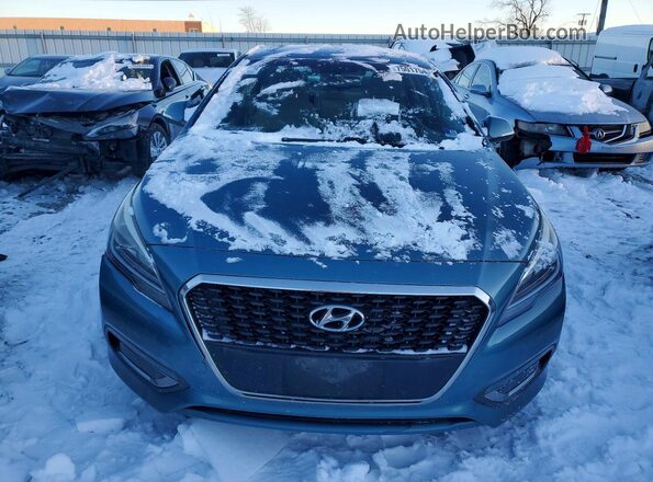 KMHE24L16GA012911 2016 HYUNDAI SONATA Зеленый Вид спереди