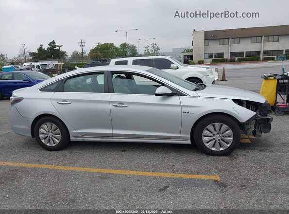 KMHE24L18GA025787 2016 HYUNDAI SONATA HYBRID Silver Widok wnętrza 360 stopni