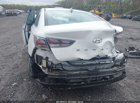KMHE24L31KA093553 2019 HYUNDAI SONATA HYBRID White 