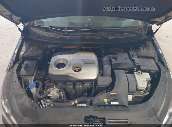 KMHE24L3XJA083358 2018 HYUNDAI SONATA HYBRID Синий 