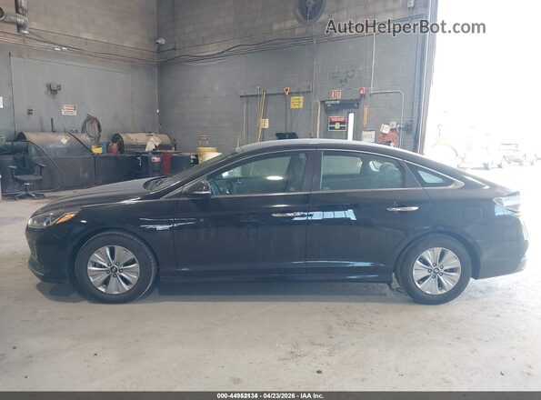 KMHE24L3XJA083358 2018 HYUNDAI SONATA HYBRID Синий 